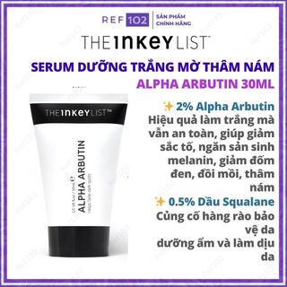 Serum dưỡng trắng The INKEY List Alpha Arbutin