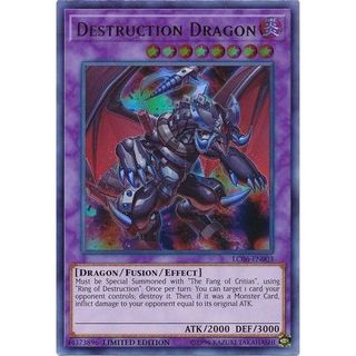 Destruction dragon - lc06-en003 - ultra rare limited edition