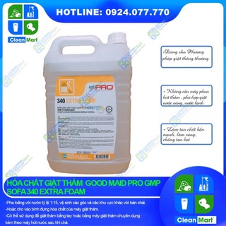 Hoá chất giặt thảm sofa goodmaid gmp 340 extra foam - clean mart
