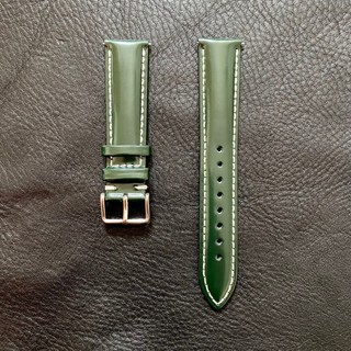 Dây da đồng hồ handmade dây da sáng màu codorvan 20mm