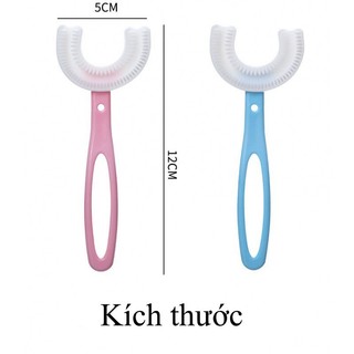 Bàn chải đánh răng chữ u cho bé Chất Liệu Silicon