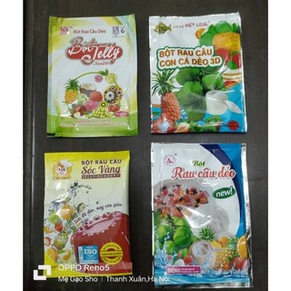 Bột Rau Câu Dẻo Làm Thạch Các Loại.