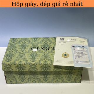 Hộp giấy gu xì hoa, hộp carton đựng giày dép giá rẻ
