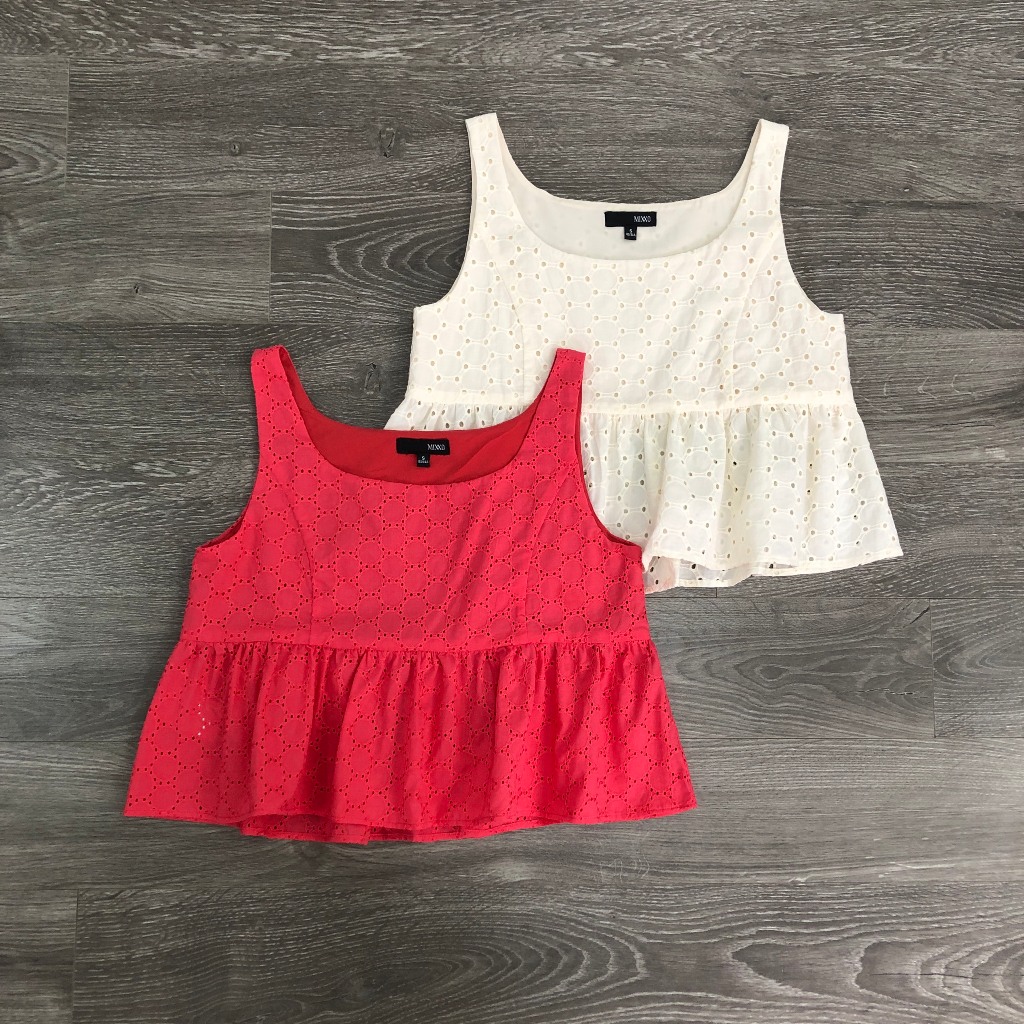 Áo 2 dây đục lỗ