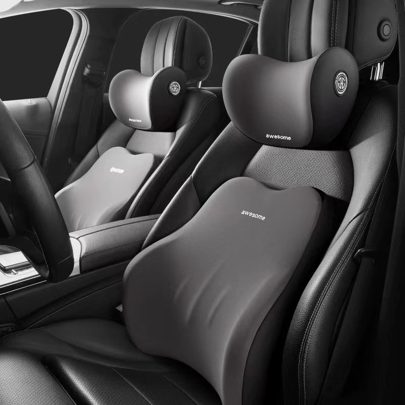 Gối tựa đầu & lưng bằng cao su non thiết kế công thái học cho ghế ô tô Awesome - Phụ kiện nội thất ô tô | BigBuy360 - bigbuy360.vn