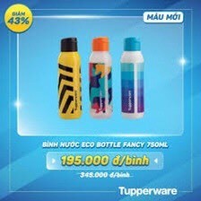 Bình nước eco bottle fancy 750ml