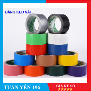 [CÓ SẴN TẠI KHO] Băng keo Vải Đỏ, Vàng, Đen, Xám 5p dán siêu dính [TUẤN YẾN]