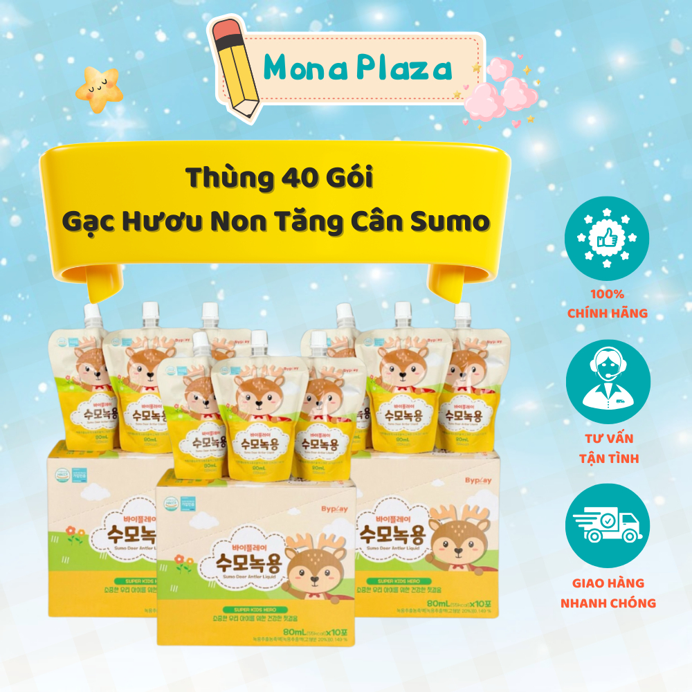 Gạc Hươu Non Tăng Cân SUMO Hàn Quốc - Giúp Bé Ăn Ngon, Tăng Cân Vượt Trội, Hấp Thu Tốt, Cải Thiện Biếng Ăn