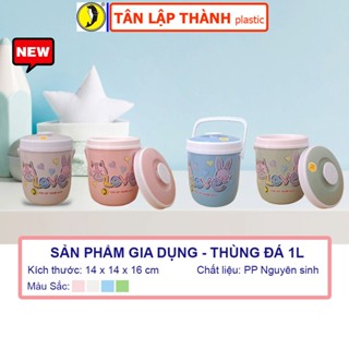  Thùng Đá 1 Lít Mini Bình Đá Siêu Hot Dùng Để Đựng Các Loại Thức Uống Trà Sữa Nước Trái Cây Nhựa Tân Lập Thành 
