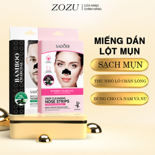 Miếng dán lột mụn sadoer ZOZU làm sạch sâu giảm mụn đầu đen cho vùng mũi miếng dán thu nhỏ lỗ chân lông