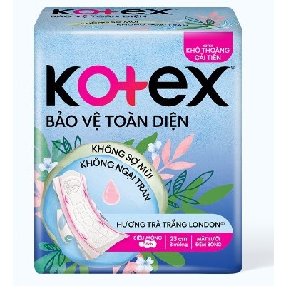 Băng Vệ Sinh Kotex Mỏng Cánh (8 miếng)