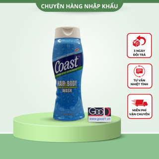 SỮA TẮM GỘI COAST HAIR AND BODY WASH 532ml USA