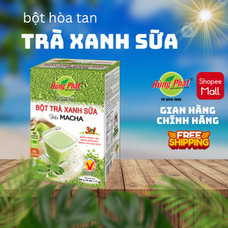 Bột Hòa Tan Trà Xanh Sữa Hùng Phát Hộp 340g Thơm Ngon Và Bổ Dưỡng