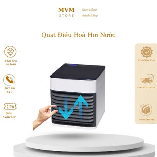 Quạt điều hòa hơi nước mini - quạt để bàn phun sương siêu mát chân cắm usb mvm store