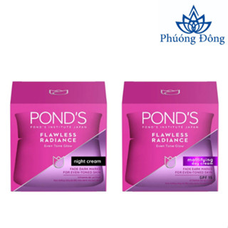 (Mẫu mới) Kem Dưỡng trắng da, giảm thâm nám Ponds Flawless Radiance Derma 50g (Pond's)