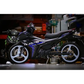 Tem rời chế - mẫu mới exciter 155. xanh đen
