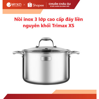 [LIFEMCMBP4 -12% đơn 250K] Nồi Inox 3 lớp cao cấp đáy liền Tri-max XS EL-3750 size 28cm