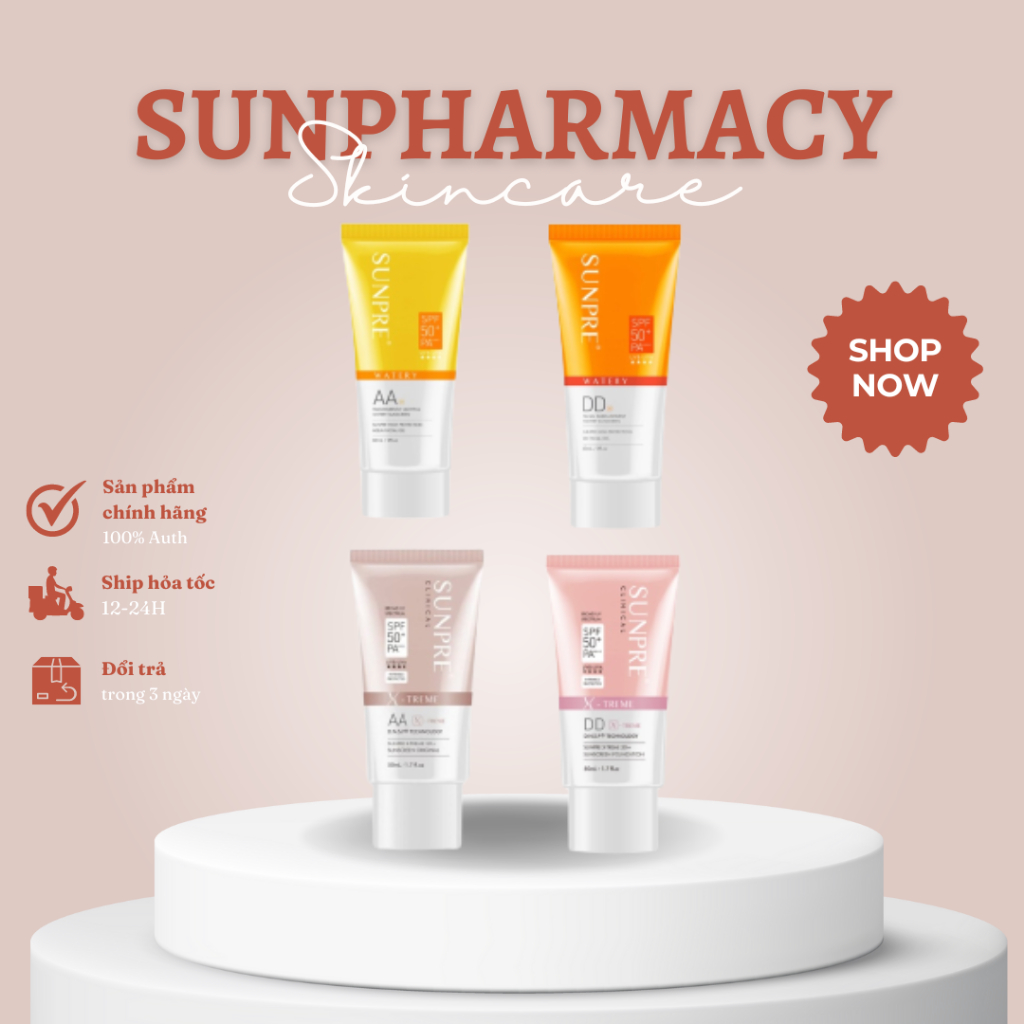   Hàng công ty  Kem chống nắng Sunpre Mona Frema AA DD AAL DD X-TREME SPF 50+ PA ++++ 