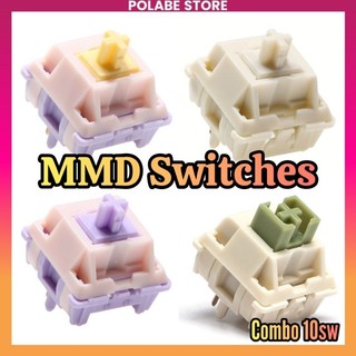MMD Holy Panda MMD Honey Pom HT MMD CREAM POM linear switch Công tắc bàn phím cơ tactile switch matcha Polabe Store
