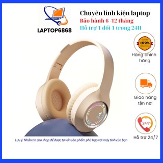 Tai nghe chụp tai Bluetooth Thời Trang Chống ồn Âm Bass Ấm Sống Động Có Mic Đàm Thoại