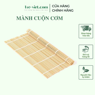 Mành tre cuộn sushi - Mành cuộn cơm | Tre Việt