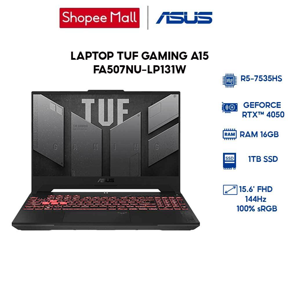 [Mã ELGAMEMAR giảm 10%] Laptop ASUS TUF Gaming A15 FA507NU-LP131W  R5-7535HS | 16GB | 1TB | RTX™ 4050 6GB