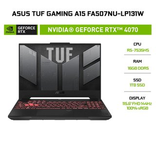  Laptop ASUS TUF Gaming A15 FA507NU-LP131W  R5-7535HS | 16GB | 1TB | RTX™ 4050 6GB
