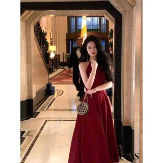 Váy khuyết tay dáng a dài basic