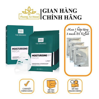 Mặt nạ dưỡng ẩm trắng da MartiDerm The Originals Moisturising Hộp 10 miếng x 25ml - PhuongAnHouse