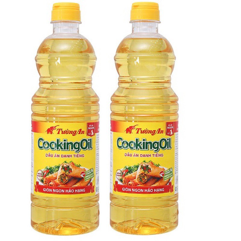 Combo 2 chai dầu ăn Tường An 1L