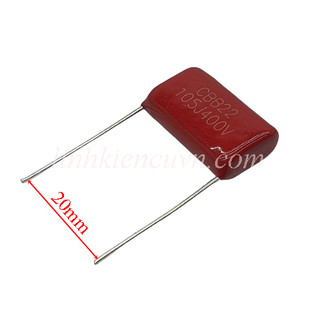 Tụ cbb21 105j 400v p20mm