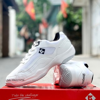 Giày cầu lông, bóng chuyền nam Kumpoo G10 Trắng