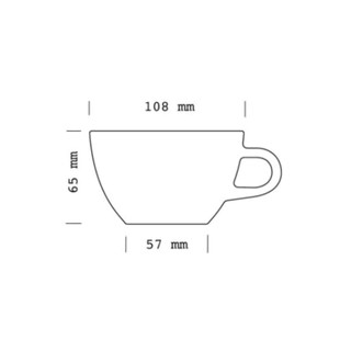 Ly sứ ACME Espresso Range Latte 280ml