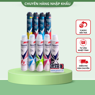 Xịt Khử Mùi Toàn Thân Rexona 200ml Mát Lạnh Khô Thoáng Cả Ngày Dài