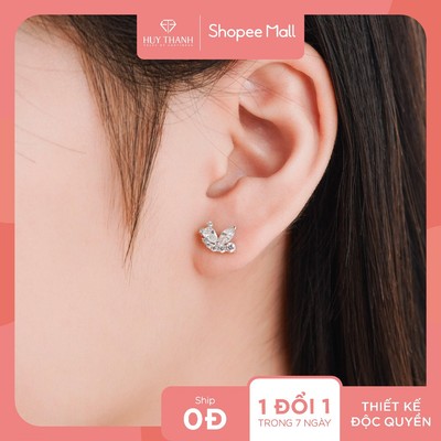 Bông Tai Nữ Vàng Tây 14K BTPTB374 Huy Thanh Jewelry