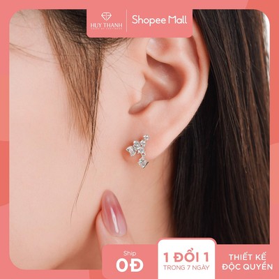 Bông Tai Nữ Vàng Tây 14K BTPTB376 Huy Thanh Jewelry
