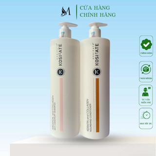 Dầu gội cặp great86 dầu gội xả dưỡng sinh Kosifate Keratin dầu gội collagen hỗ trợ mọc tóc giảm gãy rụng xơ rối 1000ml