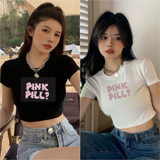 ÁO THUN CROPTOP MỚI IN CHỮ CUN NGẦU BOONG STORE CRPILL
