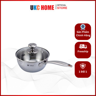 Lk04 - chảo sâu lòng lunkai có nắp kính 16cm