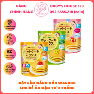 Bột Làm Bánh Rán / Bánh Pancake Wakodo Cho Bé Ăn Dặm Từ 9 Tháng - Gói 100g