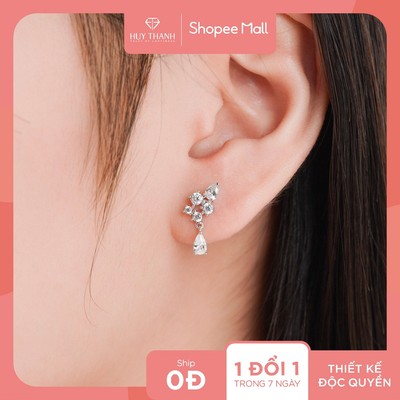Bông Tai Nữ Vàng Tây 14K BTPTB377 Huy Thanh Jewelry