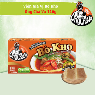 Viên Gia Vị Bò Kho Ông Chà Và Gold 126g (Braised Beef Broth Cubes)
