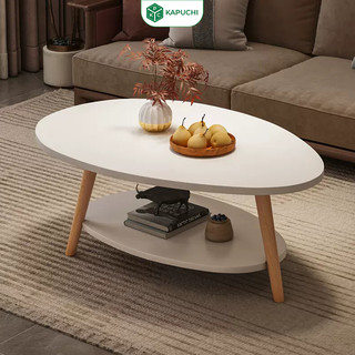 Bàn trà trứng decor phòng khách phòng ngủ thương hiệu KAPUCHI - GP55