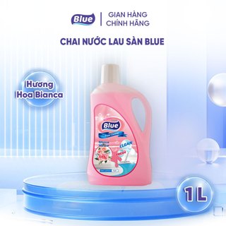 Nước Lau Sàn Blue Hàn Quốc Hương Bianca thơm dịu chai 1L - Khử Mùi Diệt Khuẩn Đuổi Muỗi