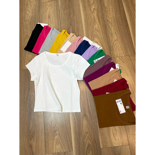 AnDi.vnxk Áo thun croptop cổ U ll