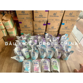 Nước giặt dnee Thái 1400ml 1 thùng mix