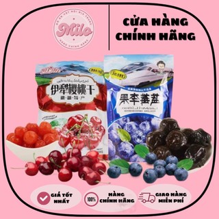 Gói kẹo ô mai cherry/ việt quất. gói lớn 408gram