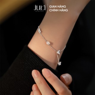 Lắc tay cao cấp dành cho Nữ 100% bằng Bạc Ý cao cấp trắng sáng lấp lánh | LT952 JULI JEWELRY