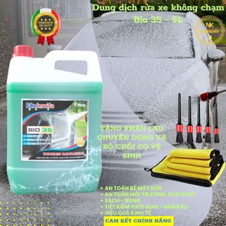 Dung dịch rửa xe không chạm Nước rửa xe bọt tuyết chính hãng Ekokemika Bio 35 loại 5 lít