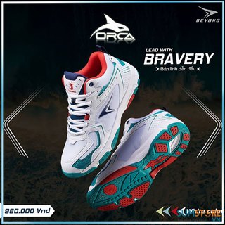 Giày Bóng Chuyền Nam Nữ Beyono Orca Trắng - Giày Thể Thao Cao Cấp